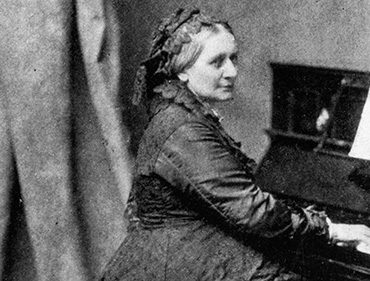 Clara Schumann al pianoforte
